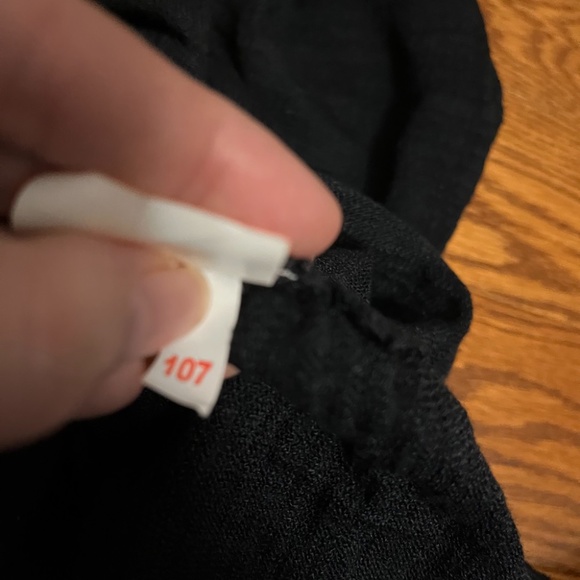 bebe black long top fit med-large - Picture 8 of 11